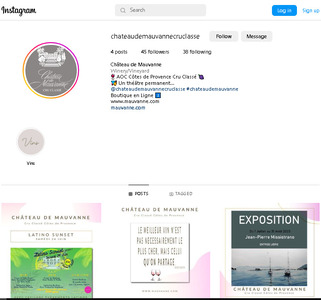 Notre Page Instagram